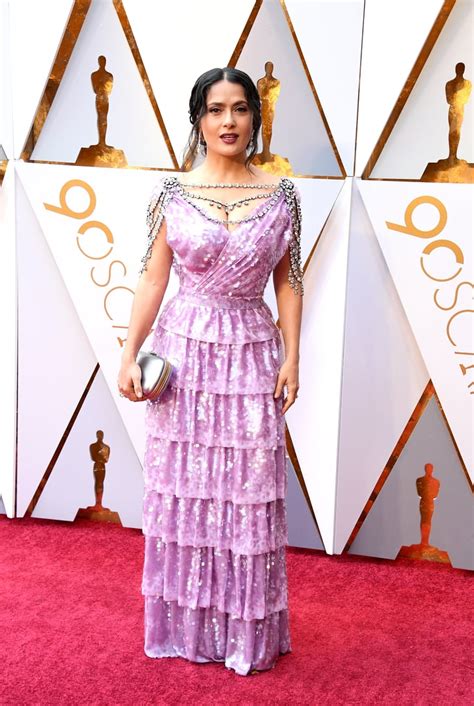 salma hayek gucci dress oscars